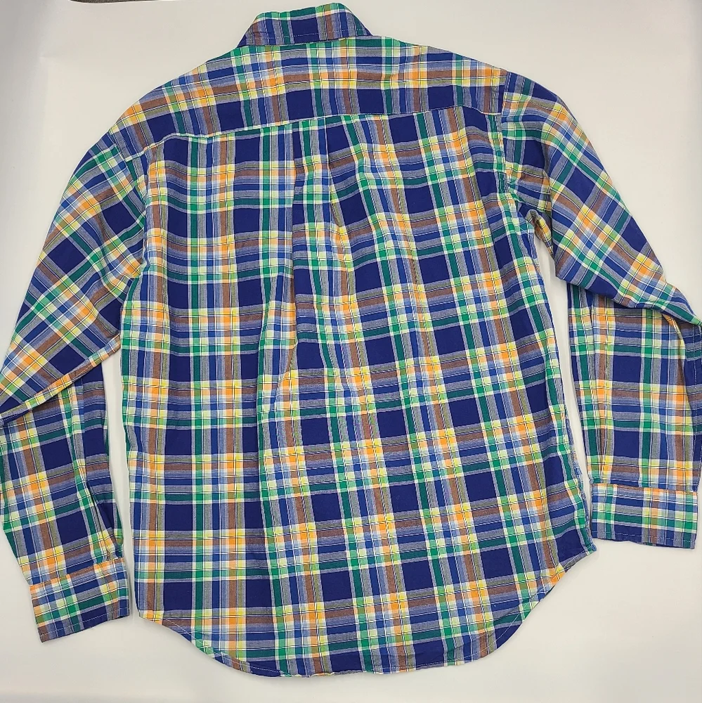 Ralph Lauren plaid button